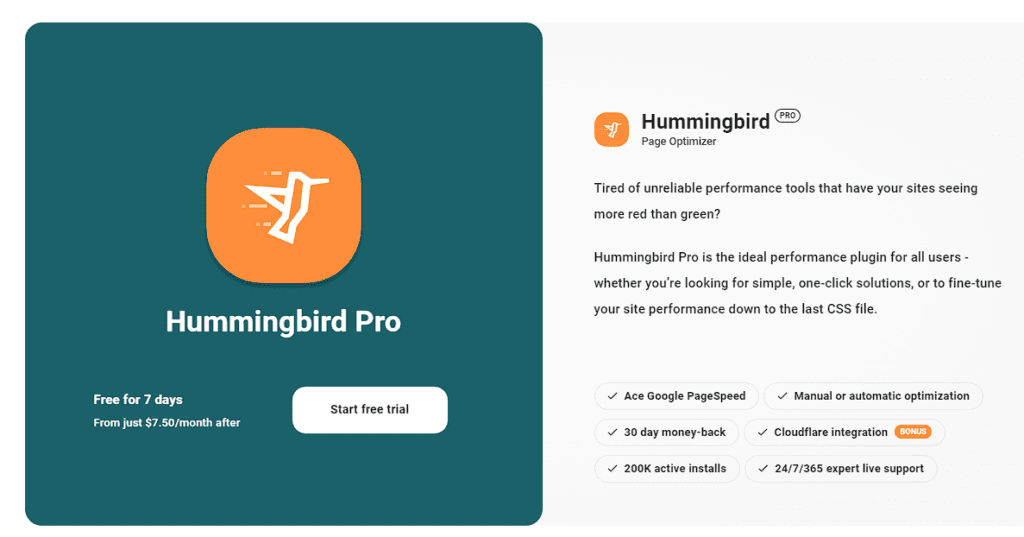 Hummingbird Pricing